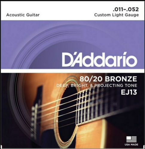 Dây đàn Guitar Acoustic Daddario EJ13